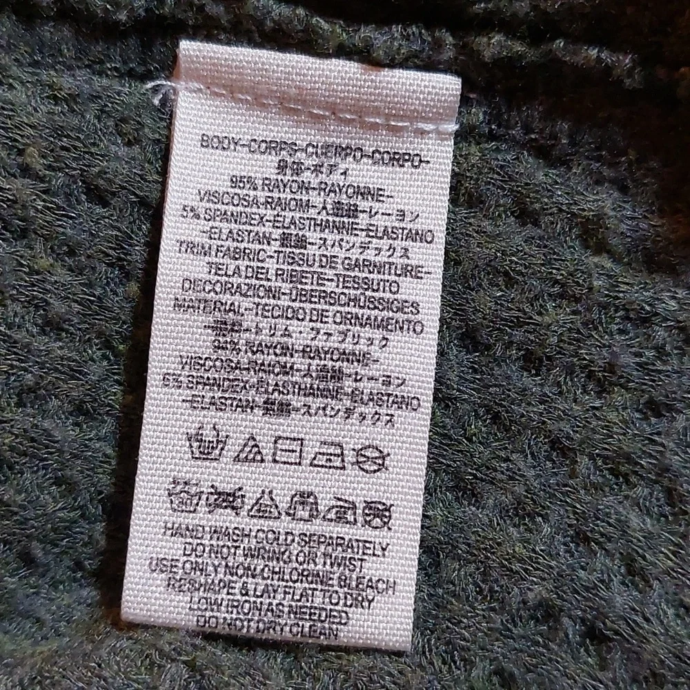 Free People Laguna Waffle Thermal XS Oversized - Picture 8 of 8